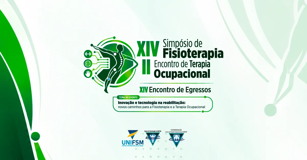 Cartaz do evento XIV Simpósio de Fisioterapia